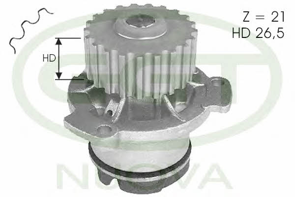 GGT PA10547 Water pump PA10547: Buy near me in Poland at 2407.PL - Good price!