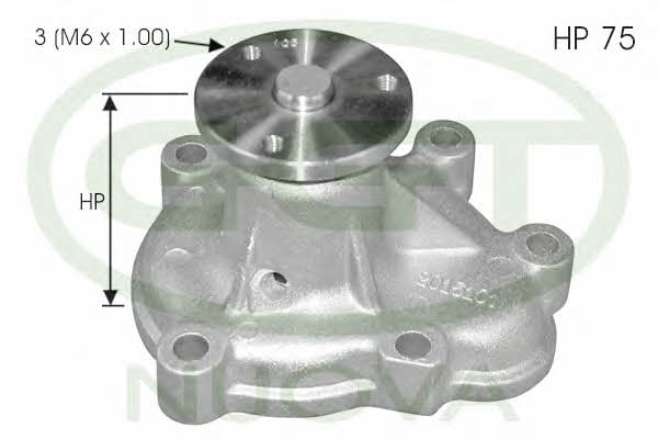 GGT PA12382 Water pump PA12382: Buy near me in Poland at 2407.PL - Good price!