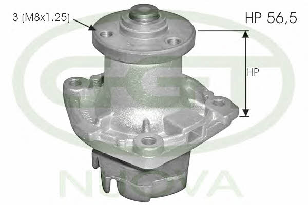 GGT PA12462 Water pump PA12462: Buy near me in Poland at 2407.PL - Good price!