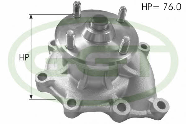 GGT PA12683 Water pump PA12683: Buy near me in Poland at 2407.PL - Good price!