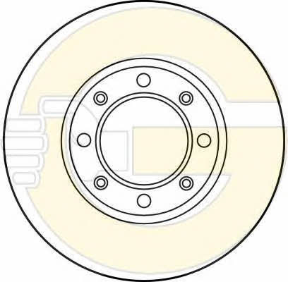 Girling 6013003 Unventilated front brake disc 6013003: Buy near me in Poland at 2407.PL - Good price!