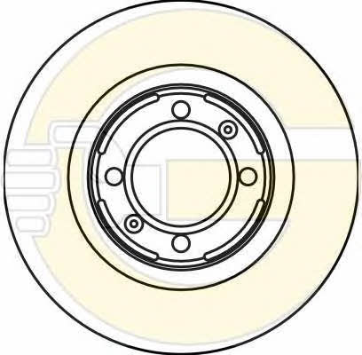 Girling 6017143 Unventilated front brake disc 6017143: Buy near me in Poland at 2407.PL - Good price!