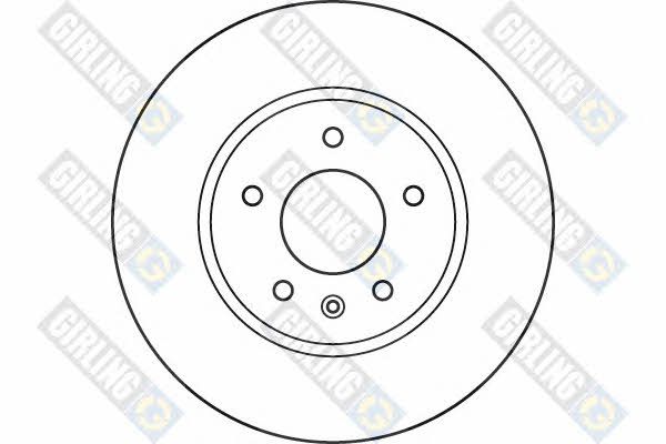 Girling 6049285 Диск гальмівний передній вентильований 6049285: Приваблива ціна - Купити у Польщі на 2407.PL!