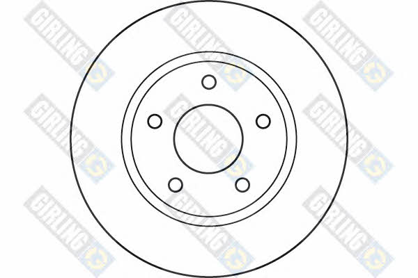 Girling 6049331 Front brake disc ventilated 6049331: Buy near me in Poland at 2407.PL - Good price!