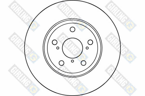Girling 6049395 Front brake disc ventilated 6049395: Buy near me in Poland at 2407.PL - Good price!