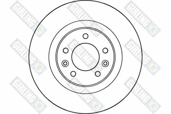 Girling 6049454 Rear brake disc, non-ventilated 6049454: Buy near me in Poland at 2407.PL - Good price!