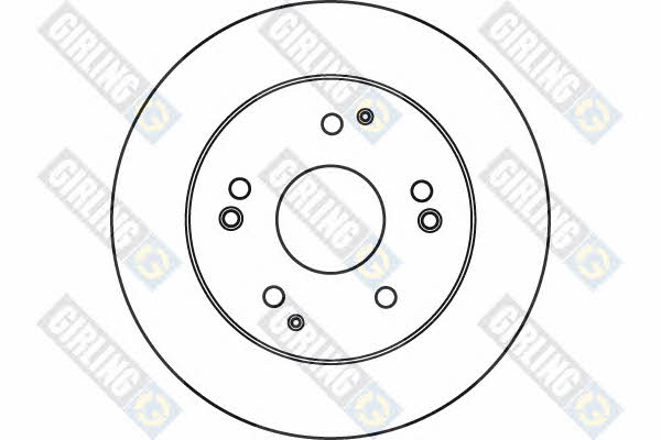 Girling 6060263 Tarcza hamulcowa tylna, niewentylowana 6060263: Dobra cena w Polsce na 2407.PL - Kup Teraz!