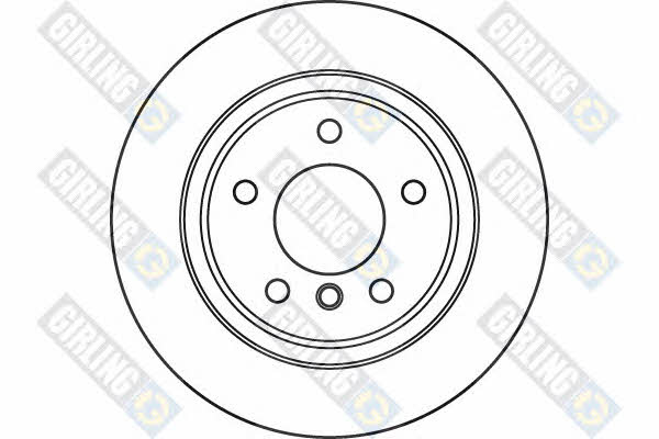 Girling 6060332 Rear ventilated brake disc 6060332: Buy near me in Poland at 2407.PL - Good price!