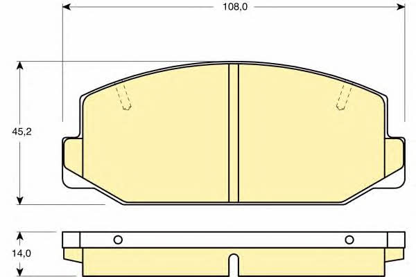 Girling 6101799 Тормозные колодки дисковые, комплект 6101799: Купить в Польше - Отличная цена на 2407.PL!