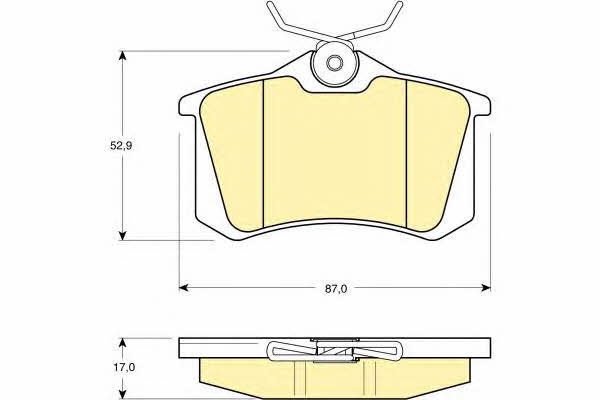 Girling 6113301 Scheibenbremsbeläge hinten eingestellt 6113301: Kaufen Sie zu einem guten Preis in Polen bei 2407.PL!