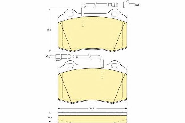 Girling 6113599 Гальмівні колодки, комплект 6113599: Приваблива ціна - Купити у Польщі на 2407.PL!