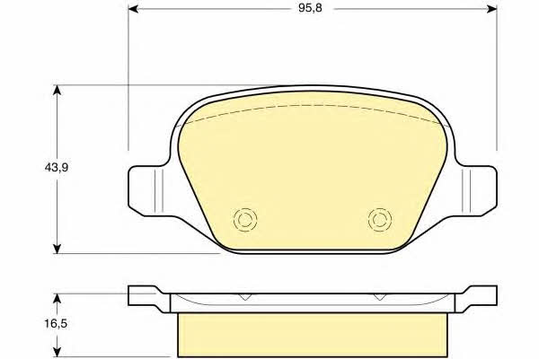 Girling 6113961 Гальмівні колодки, комплект 6113961: Приваблива ціна - Купити у Польщі на 2407.PL!