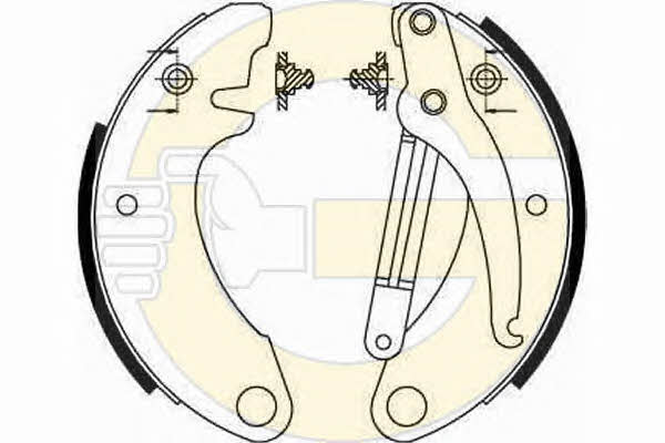 Girling 5180529 Brake shoe set 5180529: Buy near me in Poland at 2407.PL - Good price!