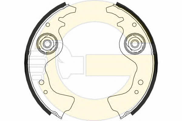 Girling 5182349 Колодки тормозные барабанные, комплект 5182349: Отличная цена - Купить в Польше на 2407.PL!