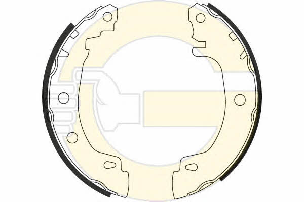 Girling 5186163 Brake shoe set 5186163: Buy near me in Poland at 2407.PL - Good price!