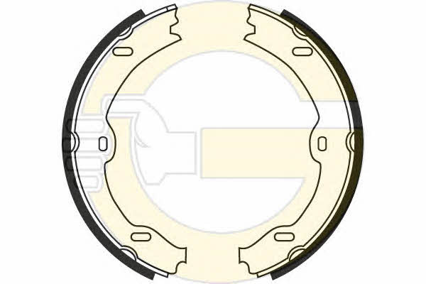 Girling 5187219 Колодки тормозные стояночного тормоза 5187219: Отличная цена - Купить в Польше на 2407.PL!