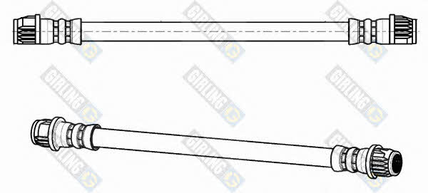 Girling 9001304 Przewód hamulcowy elastyczny 9001304: Dobra cena w Polsce na 2407.PL - Kup Teraz!