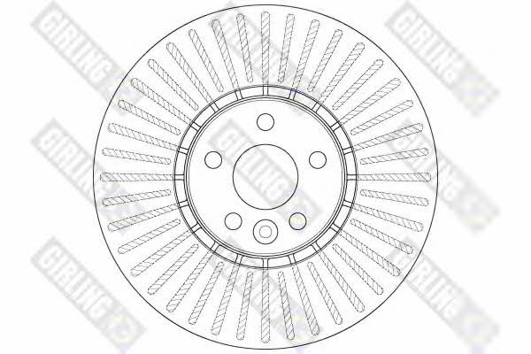 Girling 6064725 Wentylowana przednia tarcza hamulcowa 6064725: Dobra cena w Polsce na 2407.PL - Kup Teraz!