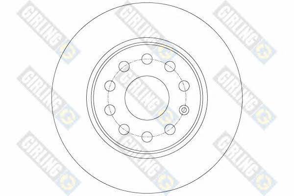 Girling 6079112 Rear brake disc, non-ventilated 6079112: Buy near me in Poland at 2407.PL - Good price!