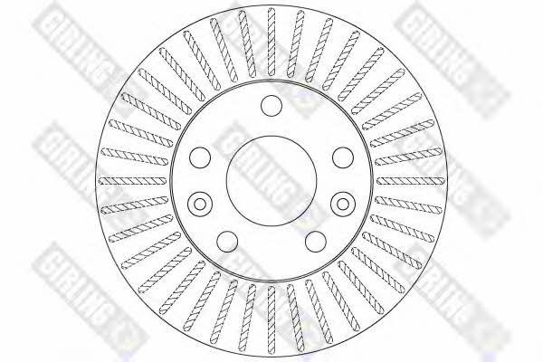 Girling 6062001 Front brake disc ventilated 6062001: Buy near me in Poland at 2407.PL - Good price!