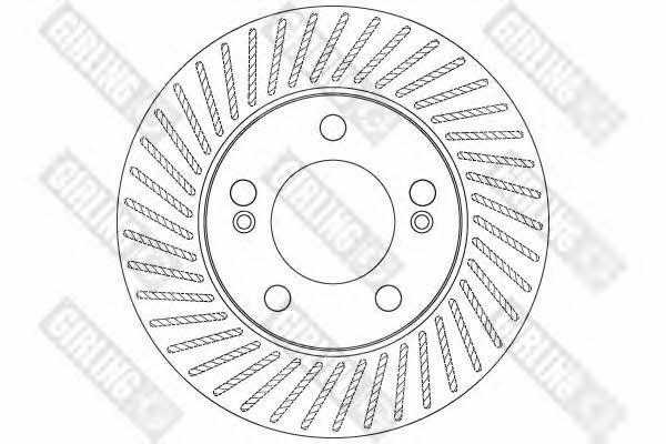 Girling 6062051 Front brake disc ventilated 6062051: Buy near me in Poland at 2407.PL - Good price!