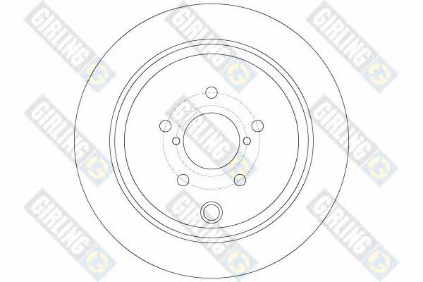 Girling 6063064 Диск гальмівний задній невентильований 6063064: Приваблива ціна - Купити у Польщі на 2407.PL!