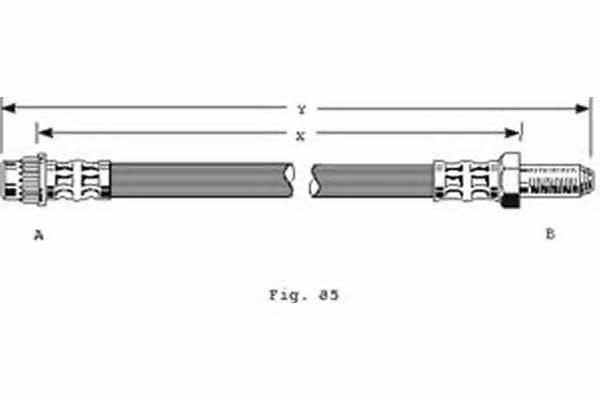 Girling 9002218 Brake Hose 9002218: Buy near me in Poland at 2407.PL - Good price!