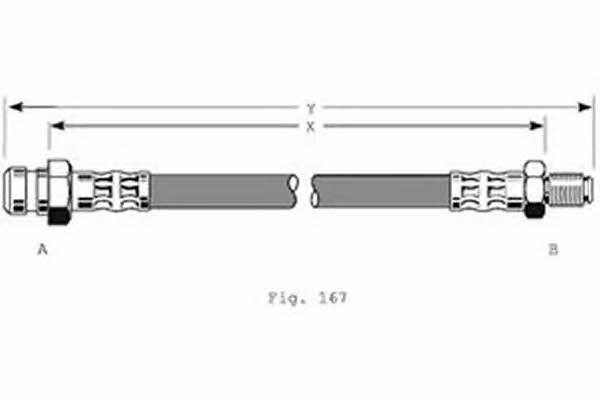 Girling 9004334 Brake Hose 9004334: Buy near me in Poland at 2407.PL - Good price!