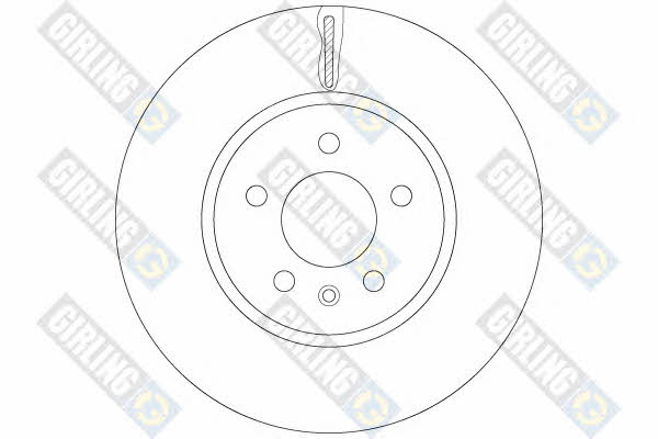 Girling 6062601 Front brake disc ventilated 6062601: Buy near me in Poland at 2407.PL - Good price!