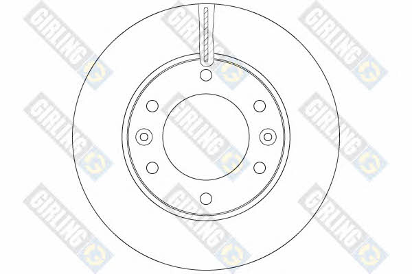 Girling 6064461 Front brake disc ventilated 6064461: Buy near me in Poland at 2407.PL - Good price!