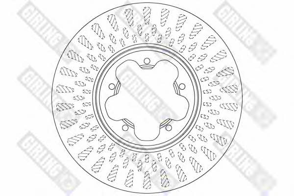 Girling 6065145 Front brake disc ventilated 6065145: Buy near me in Poland at 2407.PL - Good price!