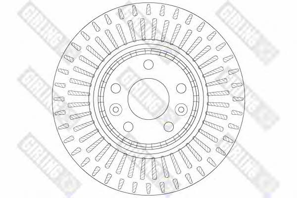 Girling 6062085 Front brake disc ventilated 6062085: Buy near me in Poland at 2407.PL - Good price!