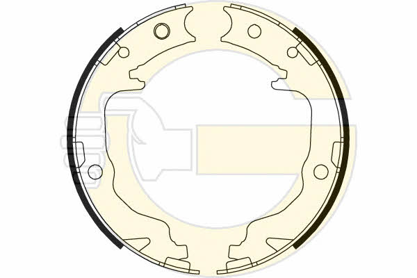 Girling 5188049 Parking brake shoes 5188049: Buy near me in Poland at 2407.PL - Good price!