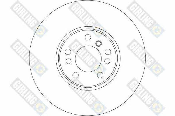 Girling 6041875 Тормозной диск передний вентилируемый 6041875: Отличная цена - Купить в Польше на 2407.PL!