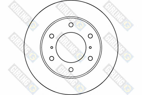 Girling 6048701 Wentylowana przednia tarcza hamulcowa 6048701: Dobra cena w Polsce na 2407.PL - Kup Teraz!