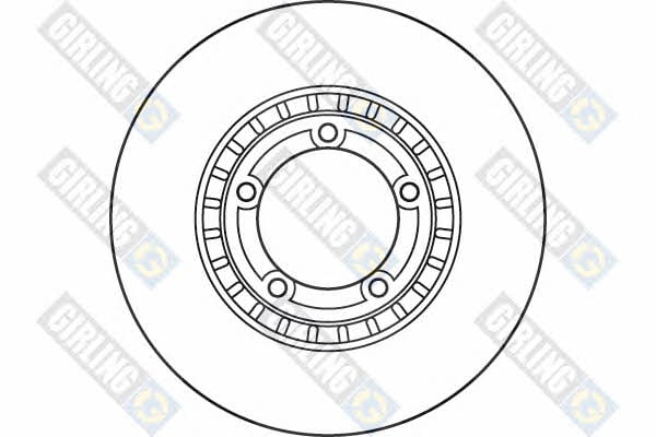 Girling 6048961 Front brake disc ventilated 6048961: Buy near me at 2407.PL in Poland at an Affordable price!