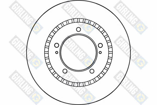 Girling 6049121 Front brake disc ventilated 6049121: Buy near me in Poland at 2407.PL - Good price!