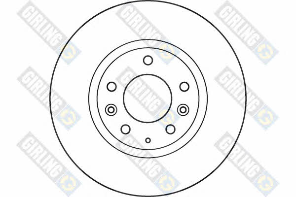 Girling 6049585 Front brake disc ventilated 6049585: Buy near me in Poland at 2407.PL - Good price!