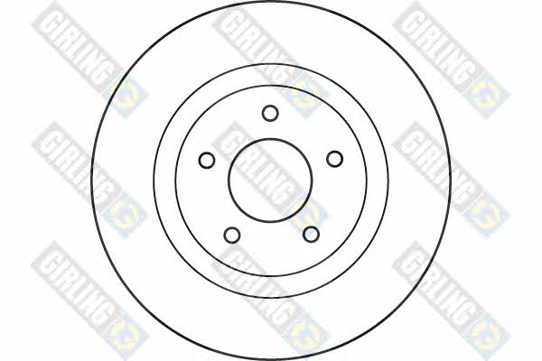 Girling 6049641 Front brake disc ventilated 6049641: Buy near me in Poland at 2407.PL - Good price!