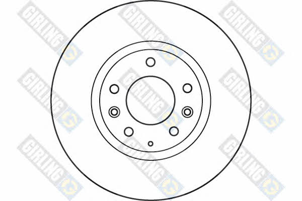 Girling 6049745 Front brake disc ventilated 6049745: Buy near me in Poland at 2407.PL - Good price!