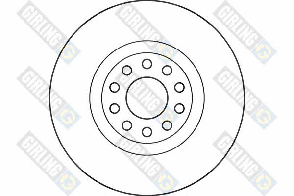 Girling 6060605 Front brake disc ventilated 6060605: Buy near me in Poland at 2407.PL - Good price!