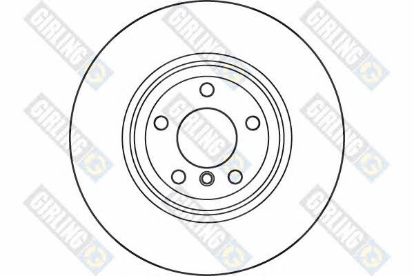 Girling 6060705 Rear ventilated brake disc 6060705: Buy near me in Poland at 2407.PL - Good price!