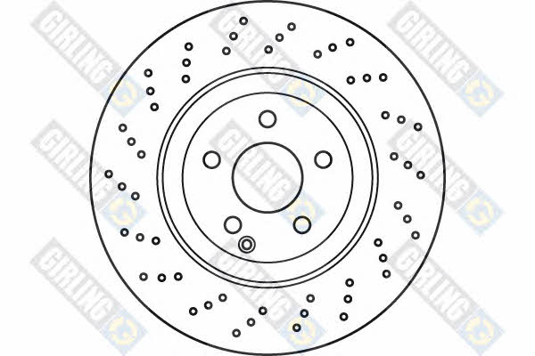 Girling 6060775 Диск гальмівний передній вентильований 6060775: Приваблива ціна - Купити у Польщі на 2407.PL!