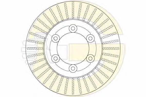 Girling 6064871 Brake disc 6064871: Buy near me in Poland at 2407.PL - Good price!