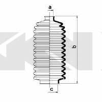 Пильник рульової тяги, комплект GKN-Spidan 83647