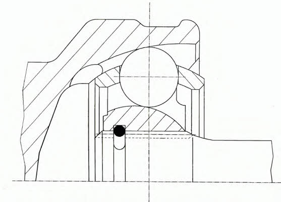 CV joint GKN-Spidan 23987