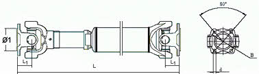 GKN-Spidan 28000 Вал карданный 28000: Отличная цена - Купить в Польше на 2407.PL!