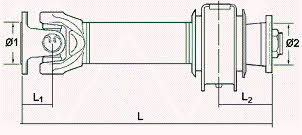 GKN-Spidan 28005 Вал карданный 28005: Отличная цена - Купить в Польше на 2407.PL!