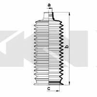 Zahnstangenschutzhülle, Satz GKN-Spidan 83889