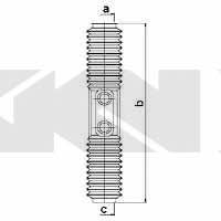 Пильник рульової тяги, комплект GKN-Spidan 83768